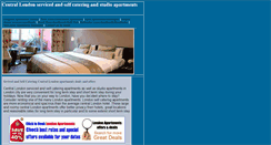 Desktop Screenshot of central-london-serviced-apartments.co.uk