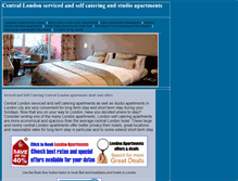 Tablet Screenshot of central-london-serviced-apartments.co.uk